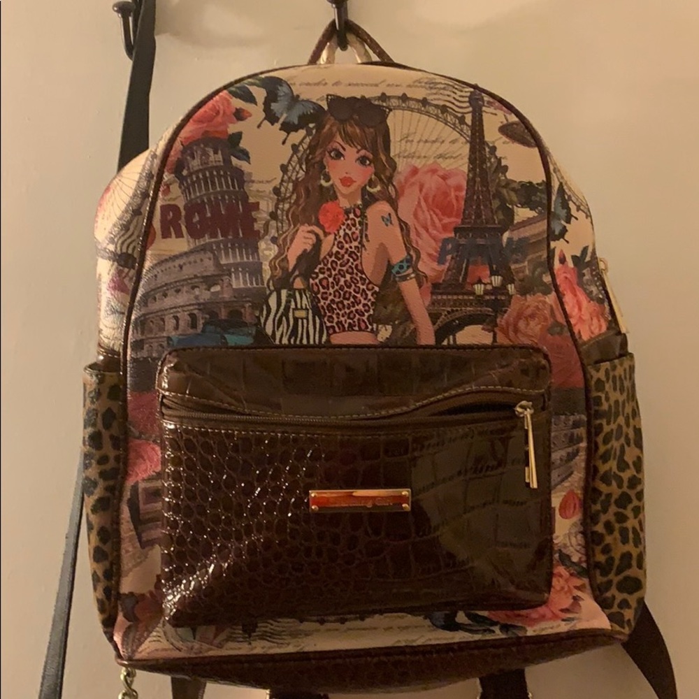 Cheetah print/Leather bag